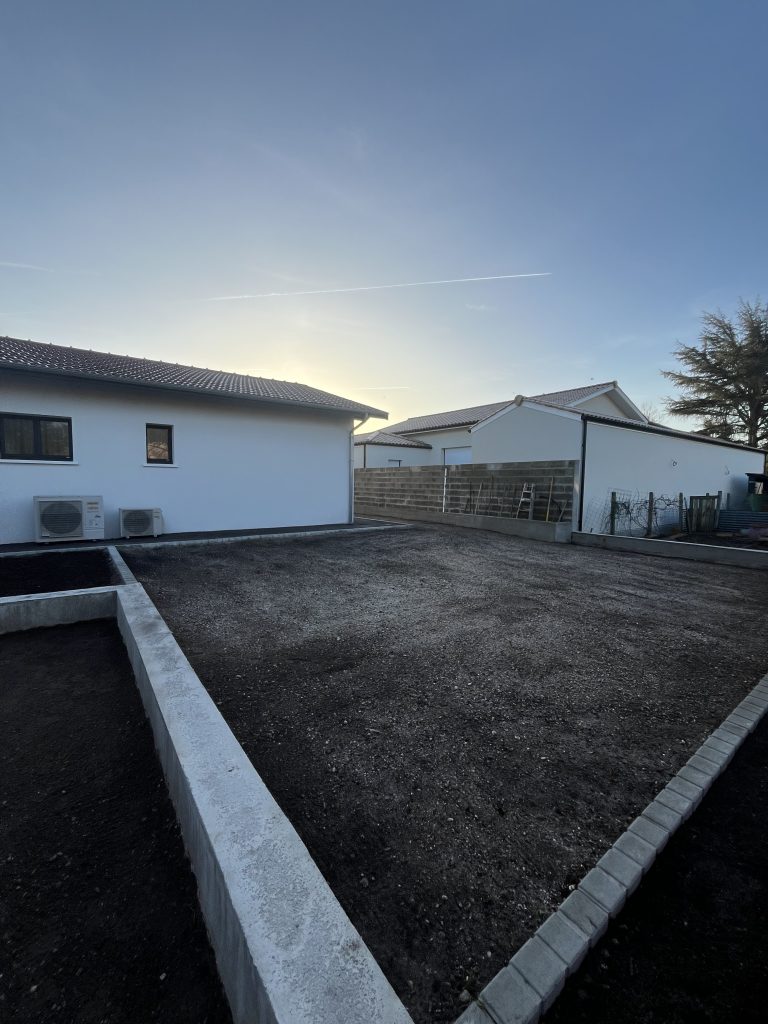 Décaissement du terrain